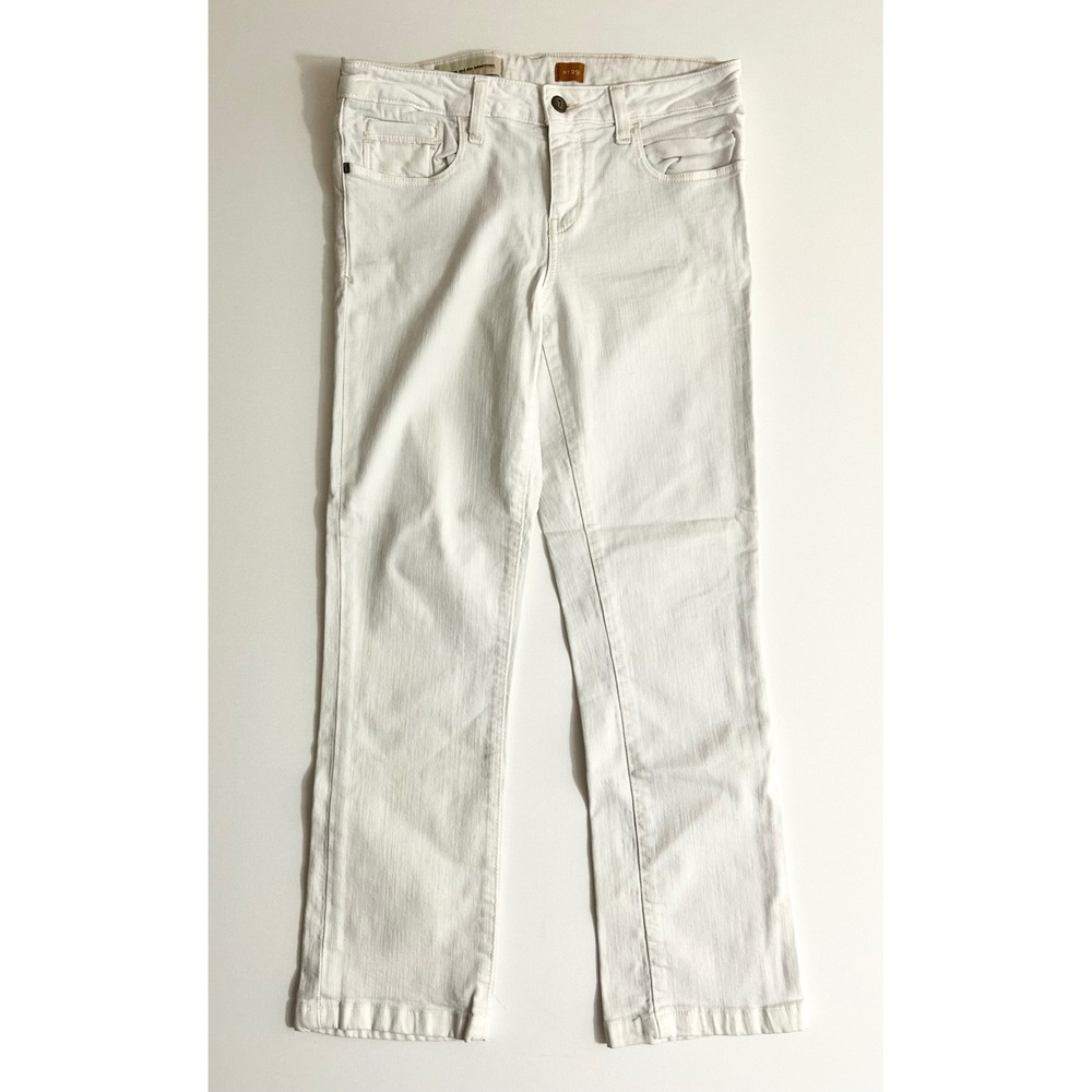 Pilcro and the Letterpress White Denim Jeans Women's‎ 29
